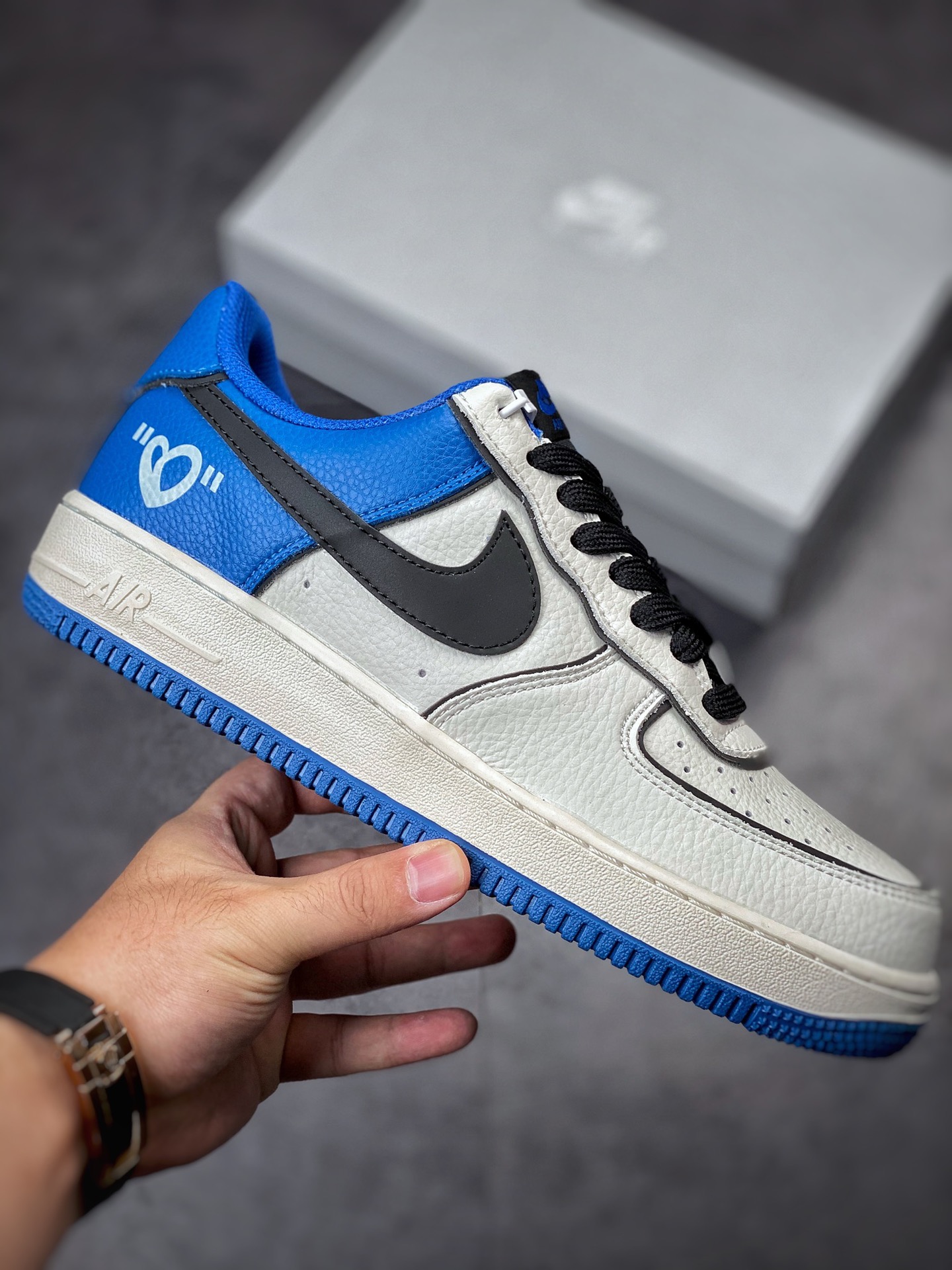 Nike Air Force 1 Low 07 米蓝黑 AL2236-300