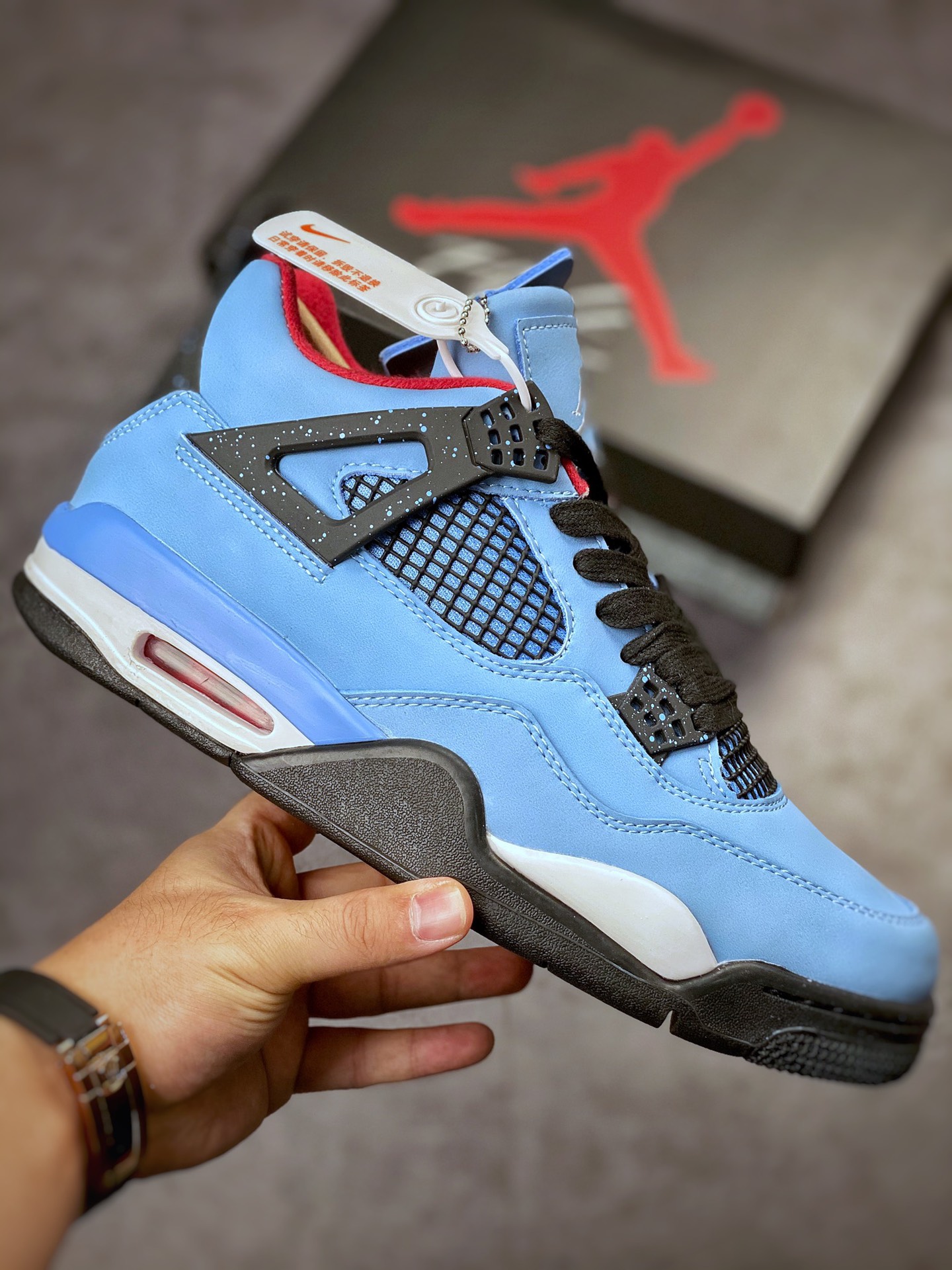 Travis Scott Cactus Jack x Air Jordan 4 Retro联名 308497-406