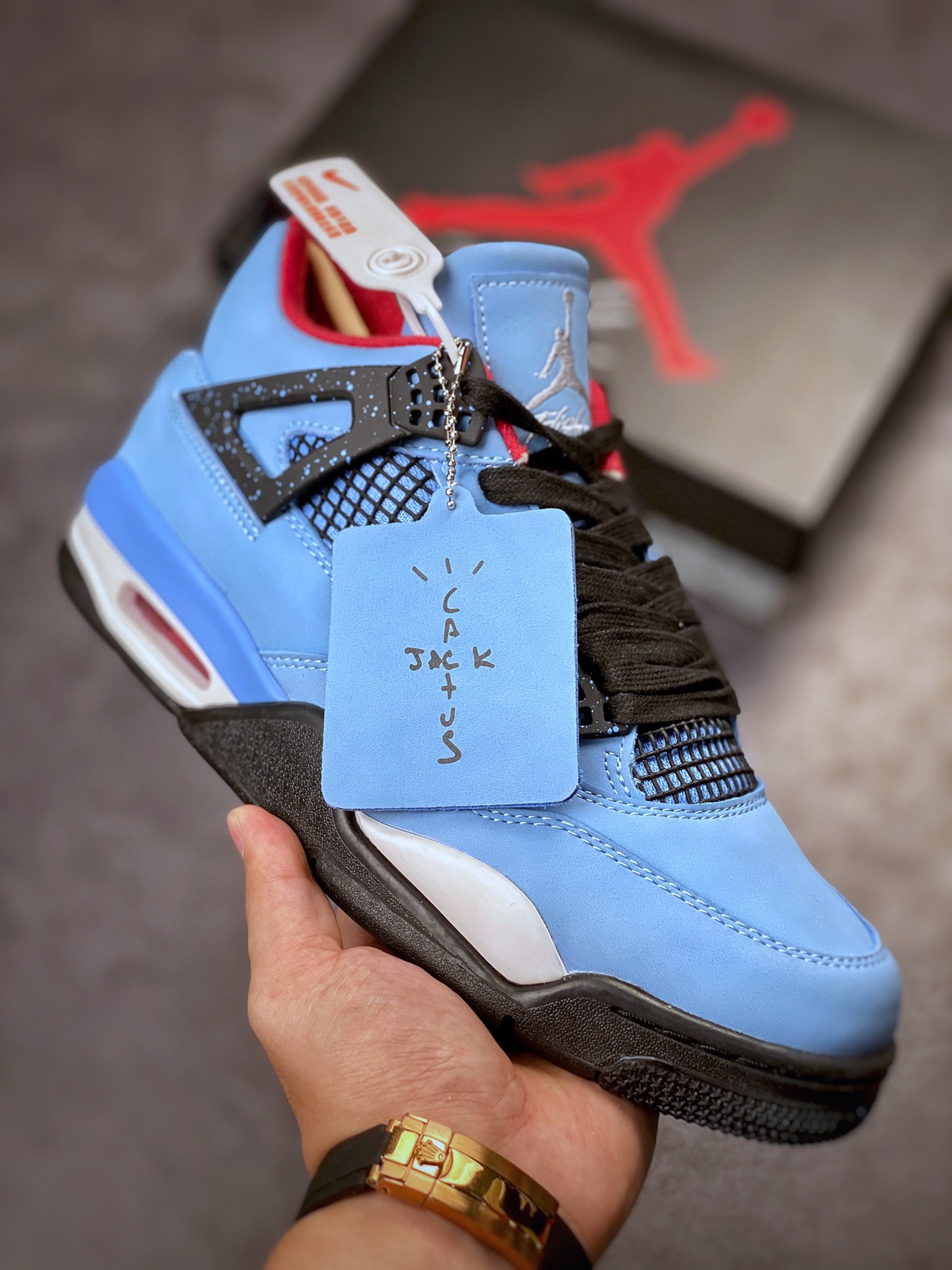 Travis Scott Cactus Jack x Air Jordan 4 Retro联名 308497-406