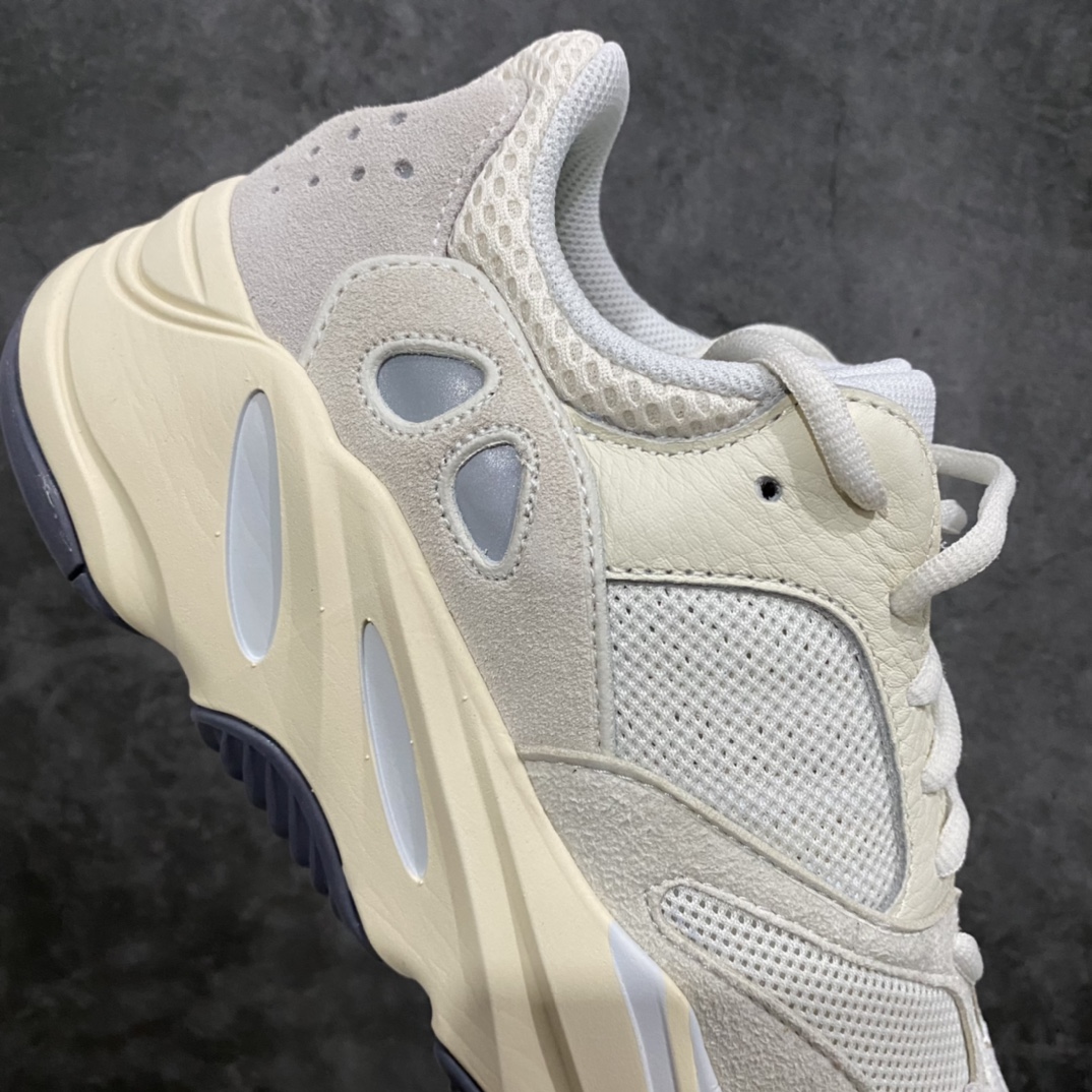 本地420 LW老汪版本Yeezy 700灰白奶油EG7596