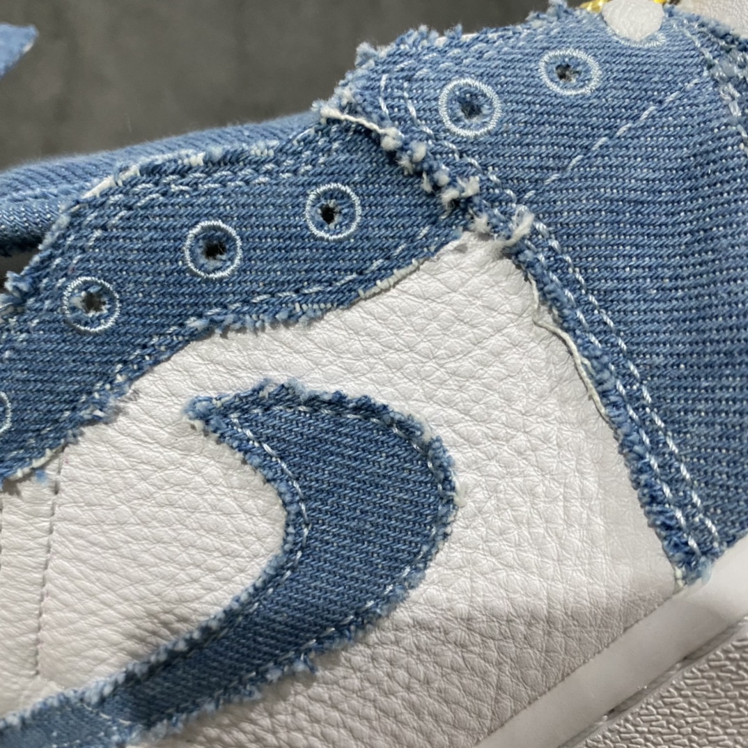 图片[2]-X版纯原 Air Jordan 1 Retro Denim \”牛仔蓝 丹宁 金扣\” DM9036-104 原厂底 原厂面组合成型 原厂裸鞋级别 工艺正品既视感 尺码：40 40.5 41 42 42.5 43 44 44.5 45 46 47.5-选品中心