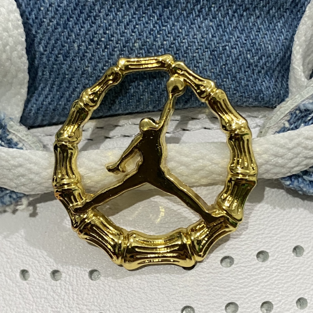 图片[4]-X版纯原 Air Jordan 1 Retro Denim \”牛仔蓝 丹宁 金扣\” DM9036-104 原厂底 原厂面组合成型 原厂裸鞋级别 工艺正品既视感 尺码：40 40.5 41 42 42.5 43 44 44.5 45 46 47.5-选品中心