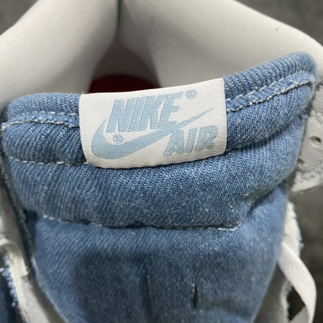 图片[6]-X版纯原 Air Jordan 1 Retro Denim \”牛仔蓝 丹宁 金扣\” DM9036-104 原厂底 原厂面组合成型 原厂裸鞋级别 工艺正品既视感 尺码：40 40.5 41 42 42.5 43 44 44.5 45 46 47.5-选品中心