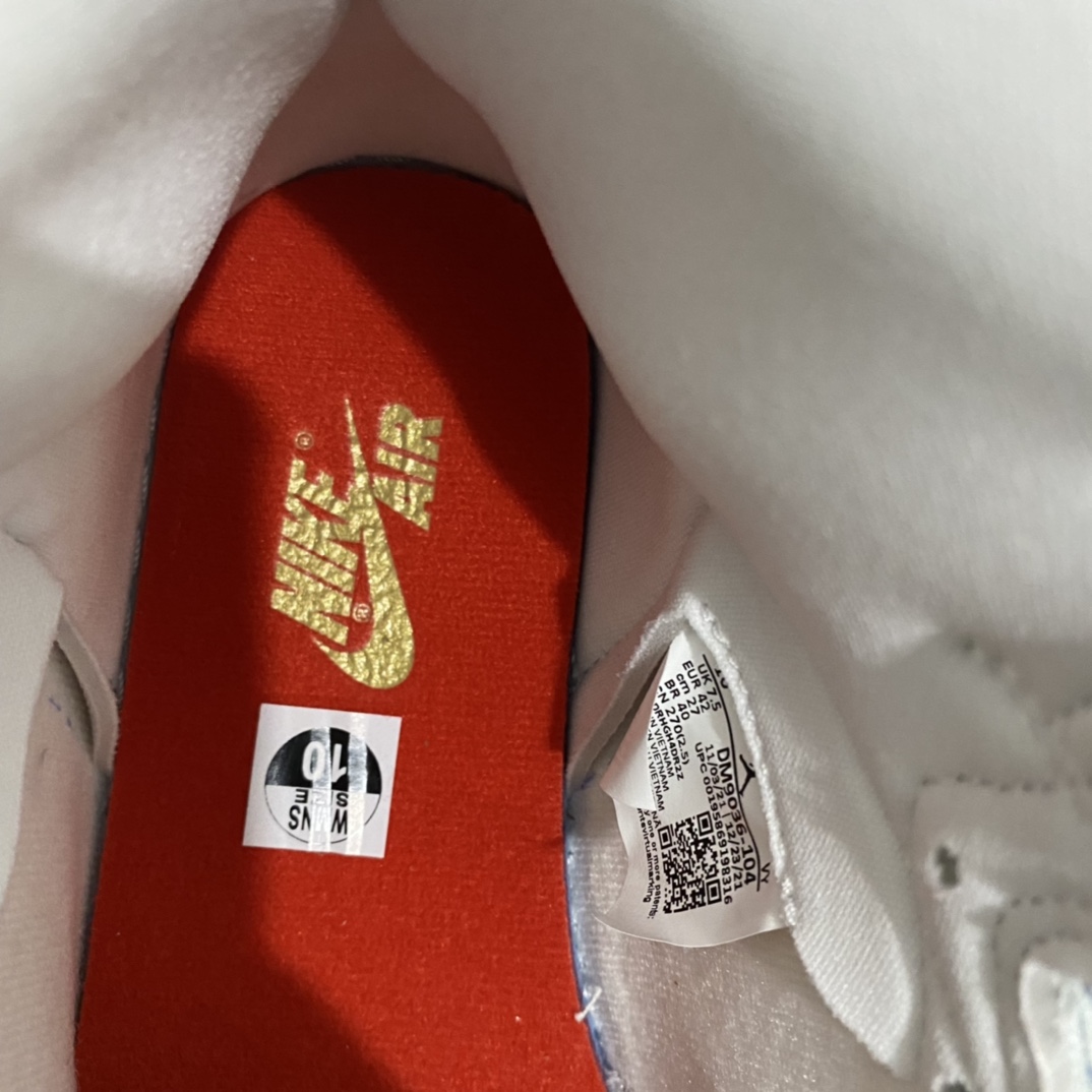 图片[7]-X版纯原 Air Jordan 1 Retro Denim \”牛仔蓝 丹宁 金扣\” DM9036-104 原厂底 原厂面组合成型 原厂裸鞋级别 工艺正品既视感 尺码：40 40.5 41 42 42.5 43 44 44.5 45 46 47.5-选品中心