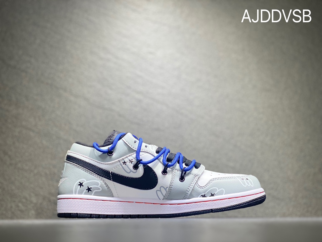 240 Air Jordan 1 Low 乔丹 绑带 AJ1乔1低帮篮球鞋 553558-053