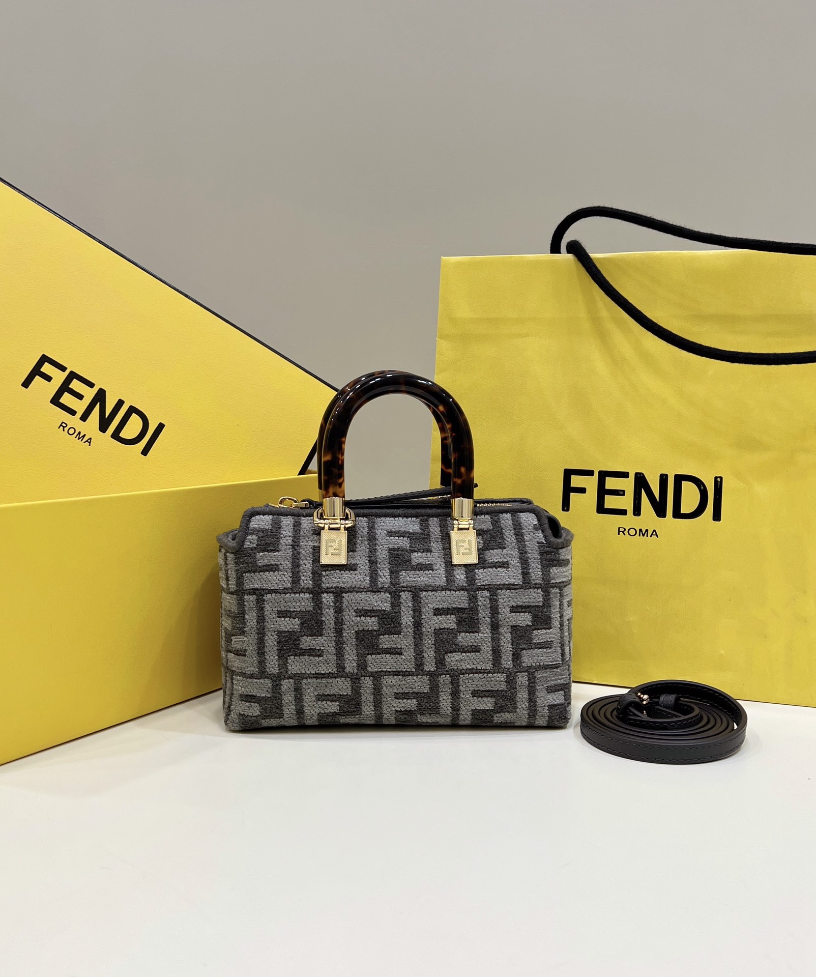 Fendi By The Way Bags Handbags Grey Mini