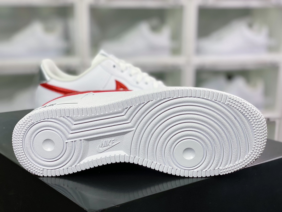 200 Air Force 1’07 Low”White/Red/Space Silver”空军一号“皮革白红太空银小钩”FD0654-100