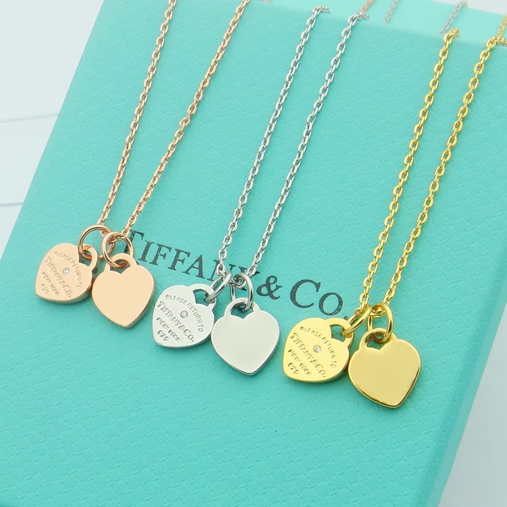 Tiffany & Co. Tiffany 蒂芙尼项链双心形项链新款