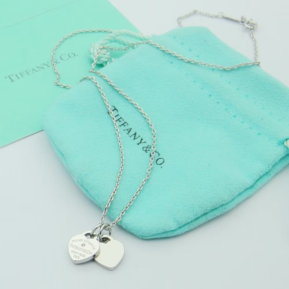 Tiffany & Co. Tiffany 蒂芙尼项链双心形项链新款