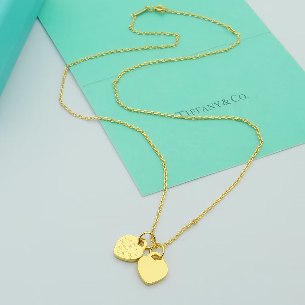 Tiffany & Co. Tiffany 蒂芙尼项链双心形项链新款