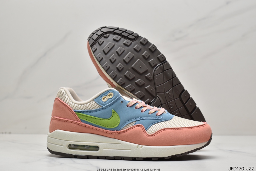 170 Nike Air Max 1 初代复古气垫慢跑鞋粉蓝 DV3196-800