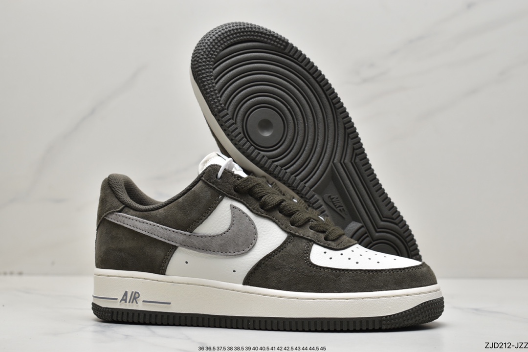 240 空军一号低帮休闲板鞋 Nike Air Force 1 Low 07 灰棕配色 TU6995-396