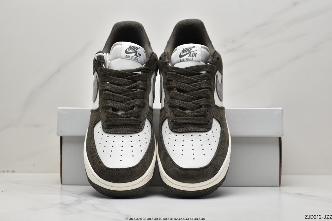 240 空军一号低帮休闲板鞋 Nike Air Force 1 Low 07 灰棕配色 TU6995-396