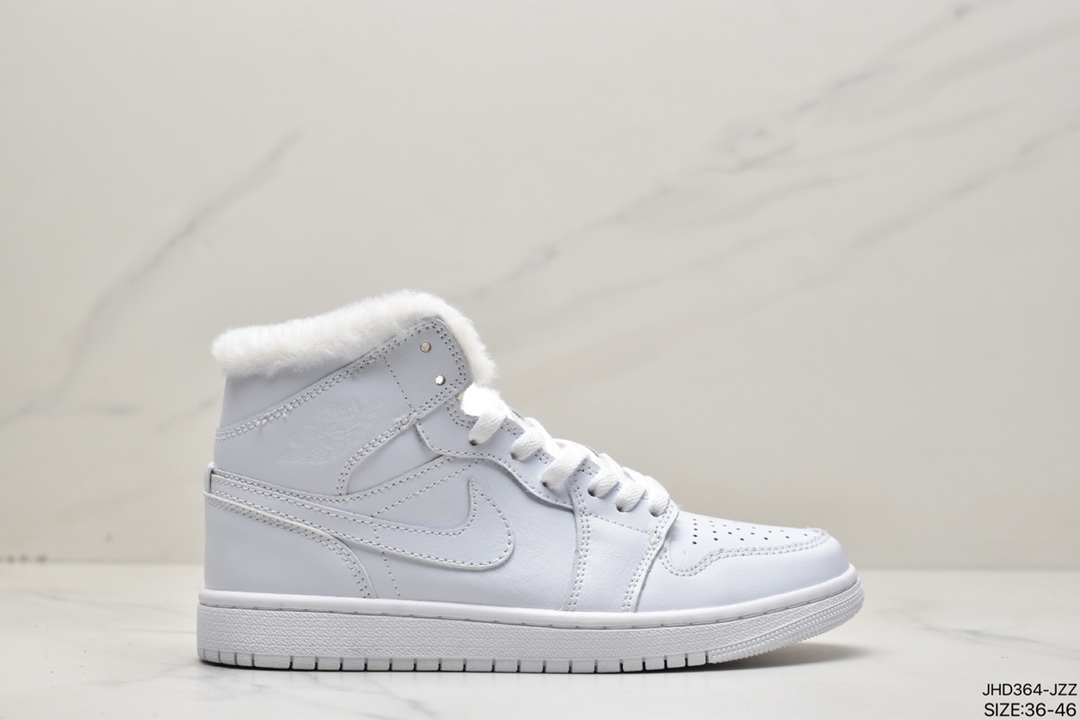 190 耐克Nike Air Jordan 1 Mid SE” Brown Fleece”AJ1乔丹一代中帮