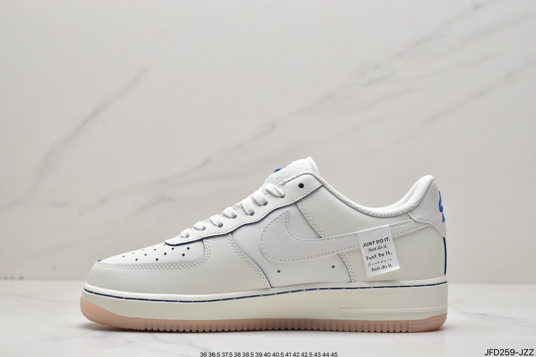 170 Air Force 1 Low 07 LX 海盐白蓝原楦头原纸板 FB1839-111