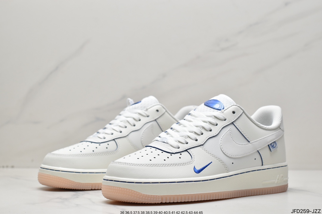 170 Air Force 1 Low 07 LX 海盐白蓝原楦头原纸板 FB1839-111
