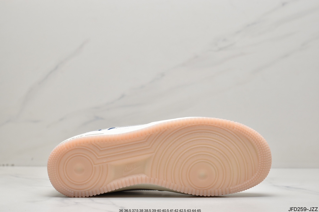 170 Air Force 1 Low 07 LX 海盐白蓝原楦头原纸板 FB1839-111