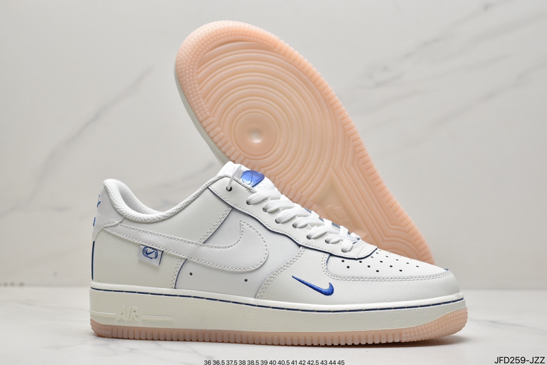 170 Air Force 1 Low 07 LX 海盐白蓝原楦头原纸板 FB1839-111