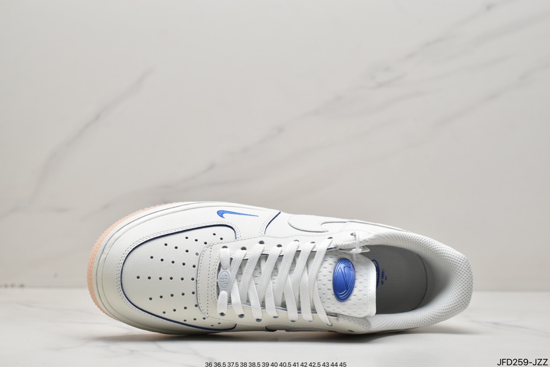 170 Air Force 1 Low 07 LX 海盐白蓝原楦头原纸板 FB1839-111