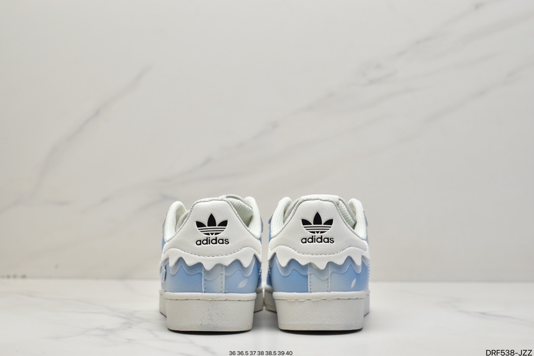 115 真标阿迪达斯adidas三叶草 Originals Superstar”White/Black/Gold”贝壳头经典百搭休闲运动板鞋