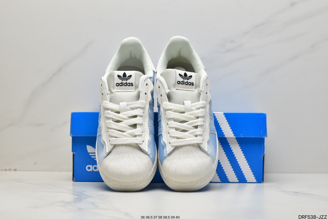 115 真标阿迪达斯adidas三叶草 Originals Superstar”White/Black/Gold”贝壳头经典百搭休闲运动板鞋