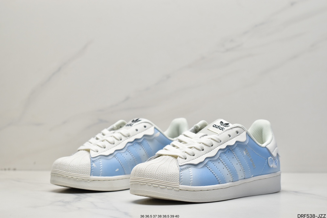 115 真标阿迪达斯adidas三叶草 Originals Superstar”White/Black/Gold”贝壳头经典百搭休闲运动板鞋