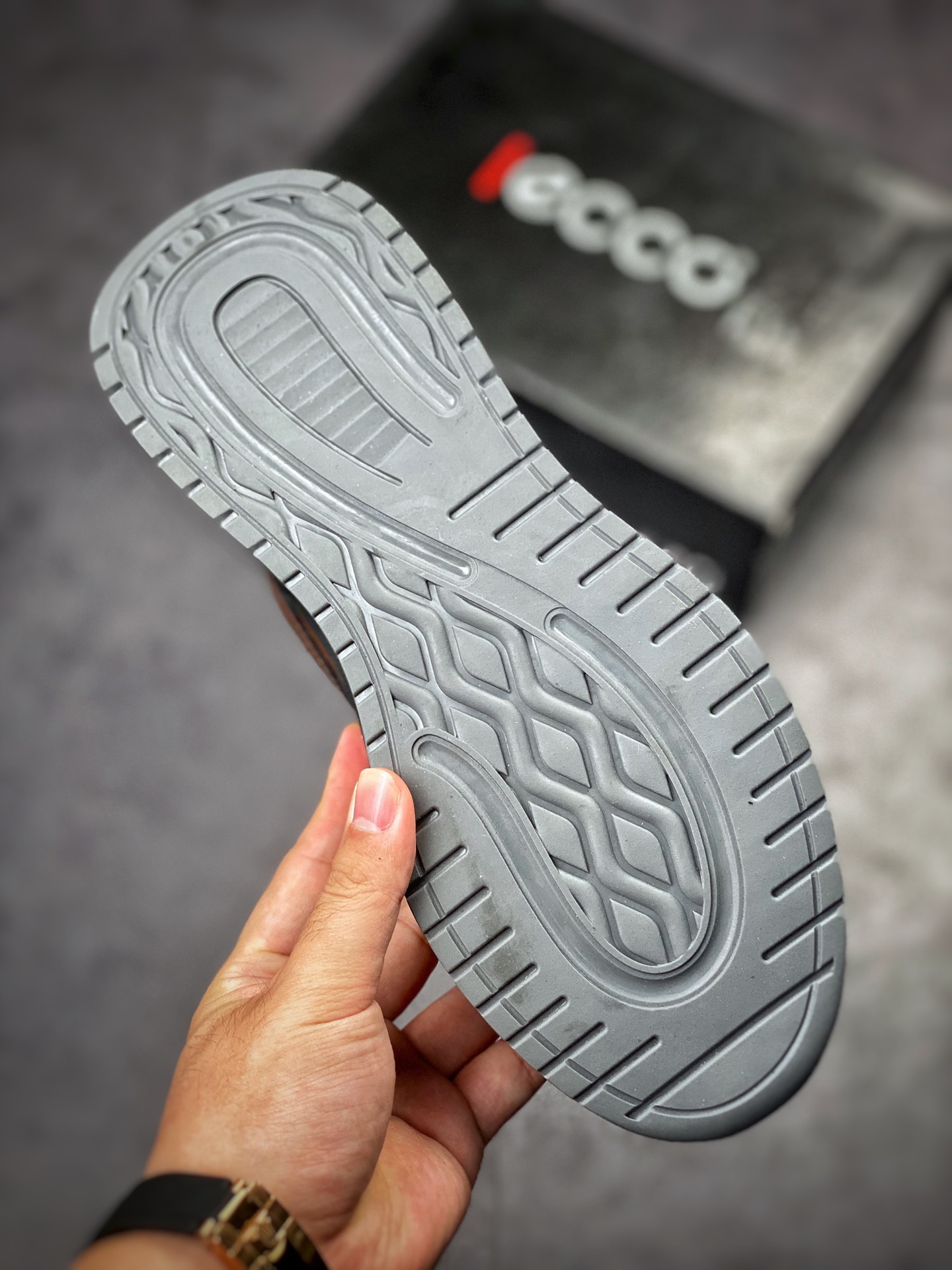 ECCO Aibu Huang Jingyu same casual leather shoes