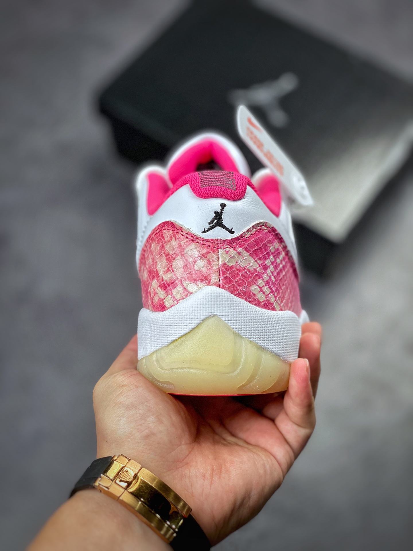 250 Air Jordan 11 Low ”Pink Snakeskin” 粉白蛇 AH7860-106