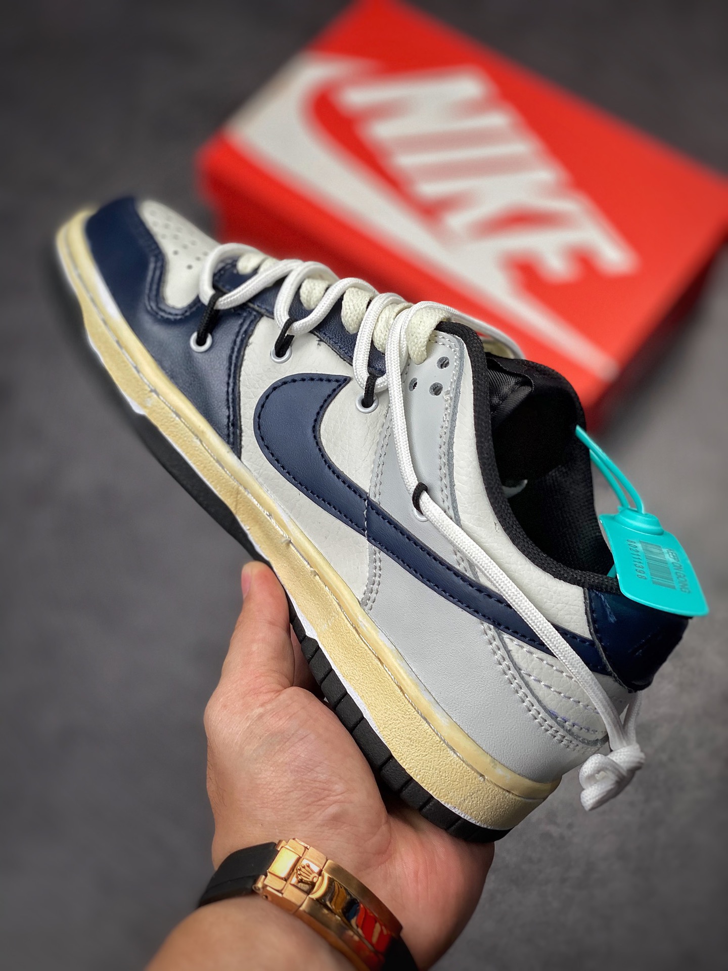 190 NIKE SB Dunk Low 灰蓝绑带DH9765-002