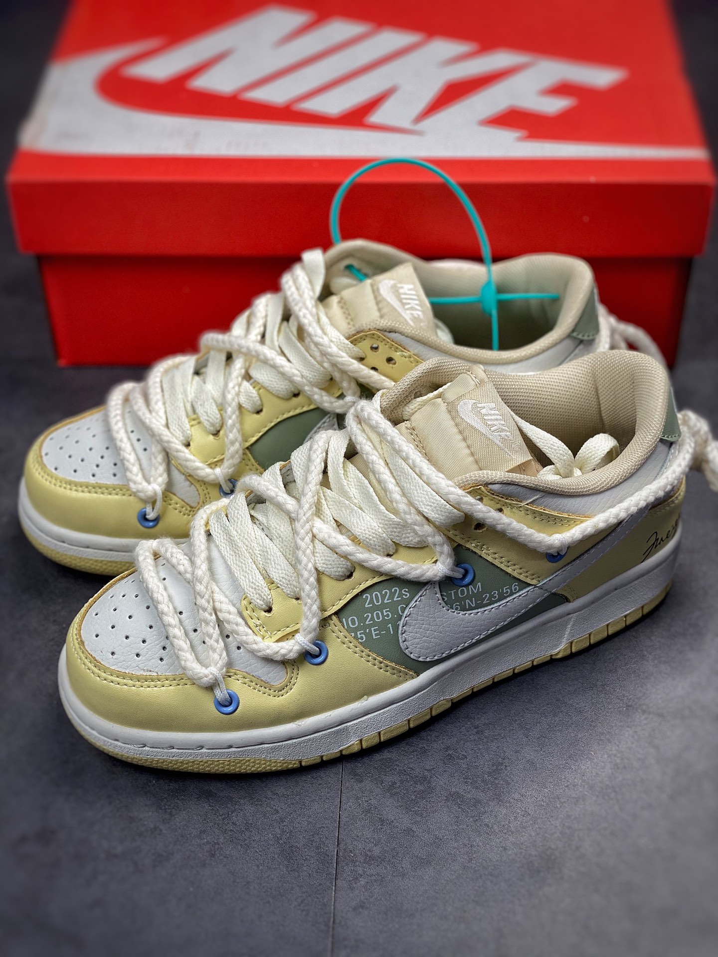 190 NIKE SB Dunk Low 奶油黄绑带 DJ6188-100