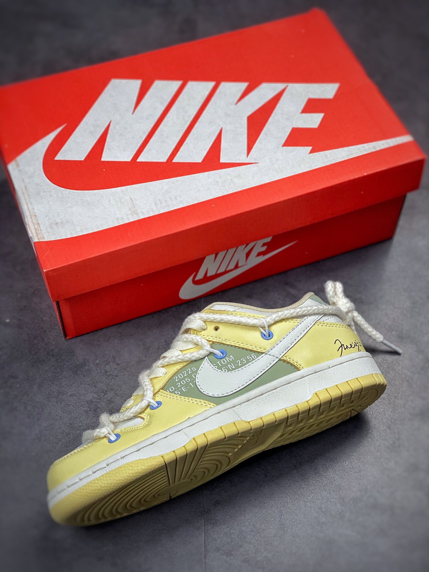 190 NIKE SB Dunk Low 奶油黄绑带 DJ6188-100
