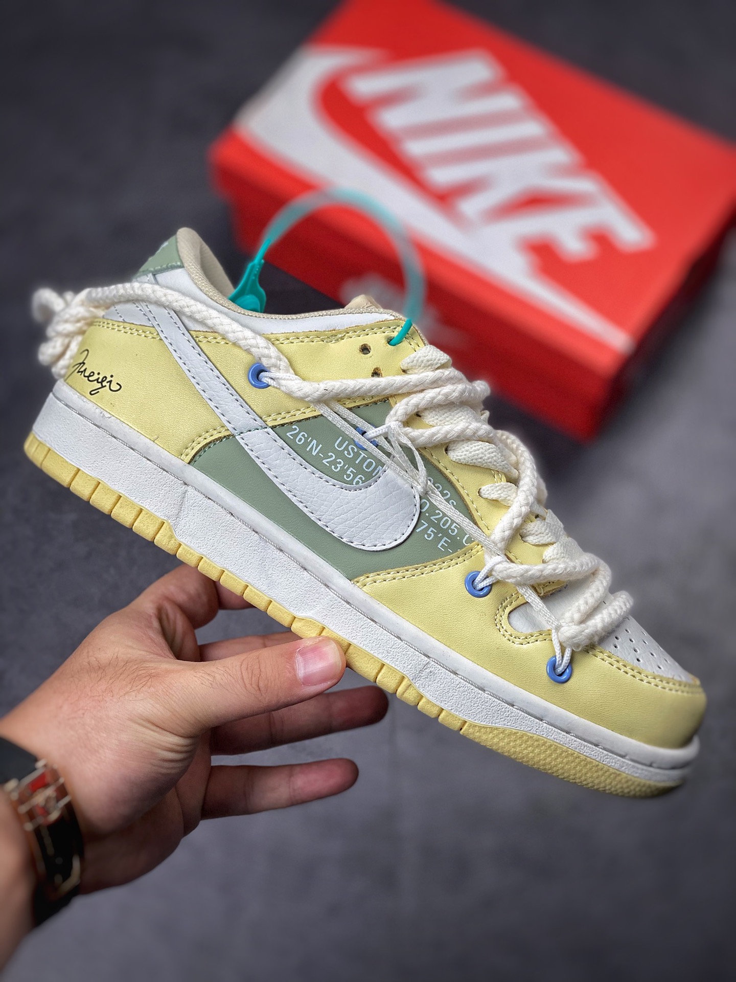 190 NIKE SB Dunk Low 奶油黄绑带 DJ6188-100
