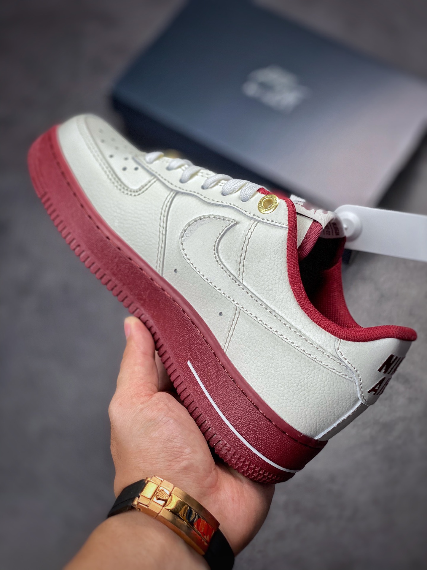 190 Nike Air Force 1 Low 07 白酒红 DQ7582-100