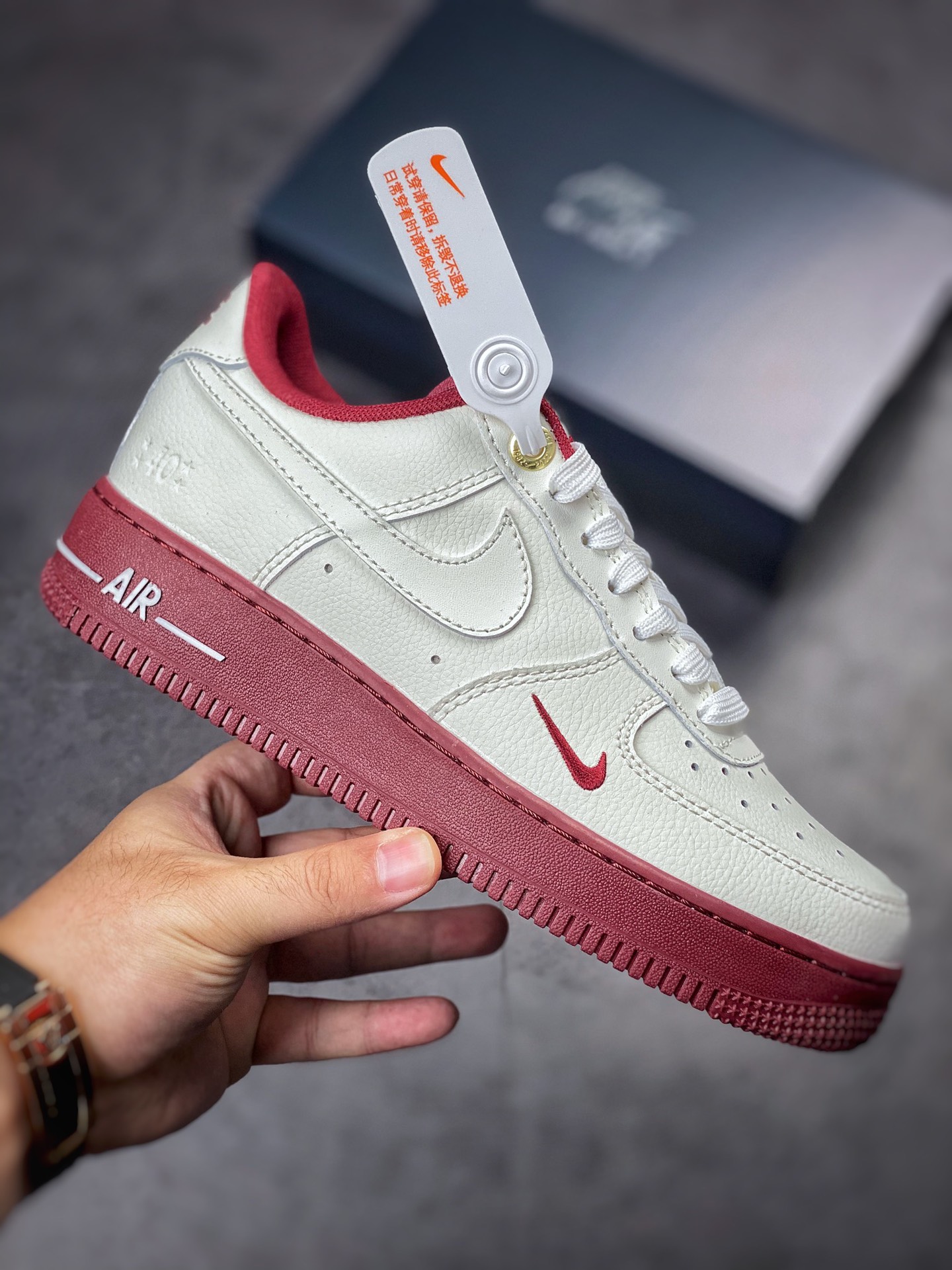 190 Nike Air Force 1 Low 07 白酒红 DQ7582-100