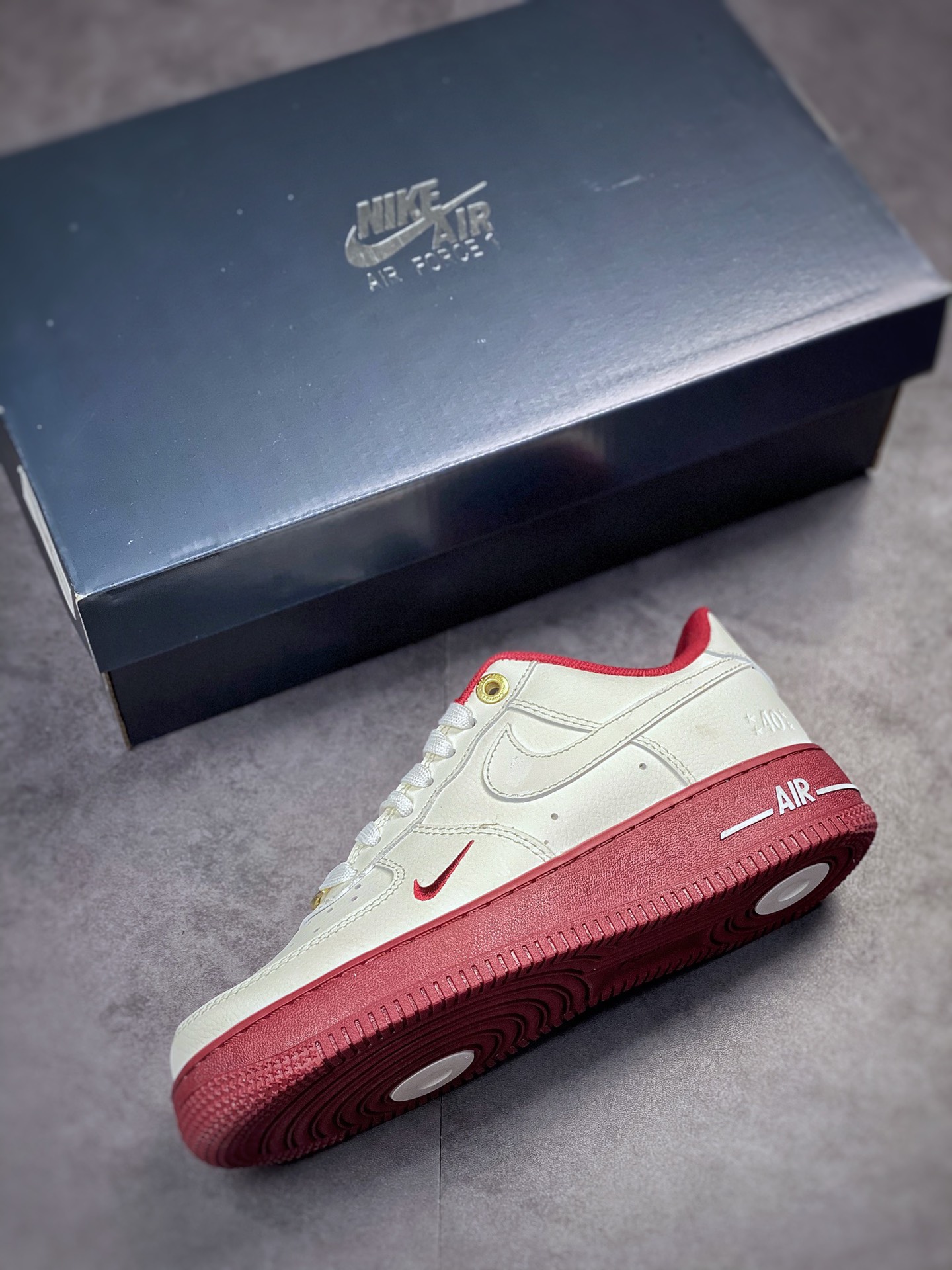 190 Nike Air Force 1 Low 07 白酒红 DQ7582-100