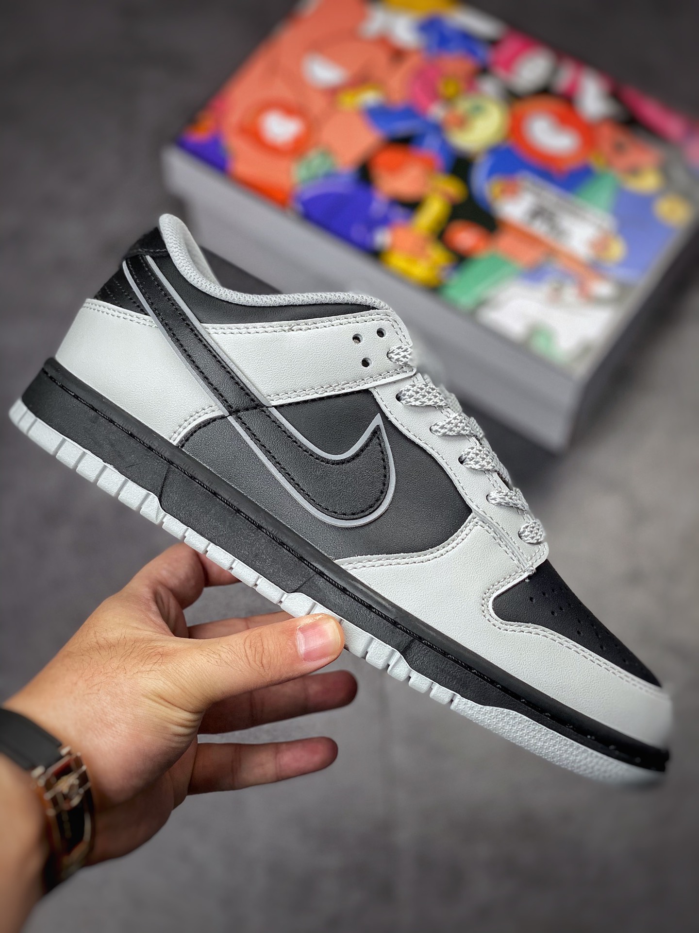 280 Nike SB Dunk Low 灰猫反光 DD9606-363