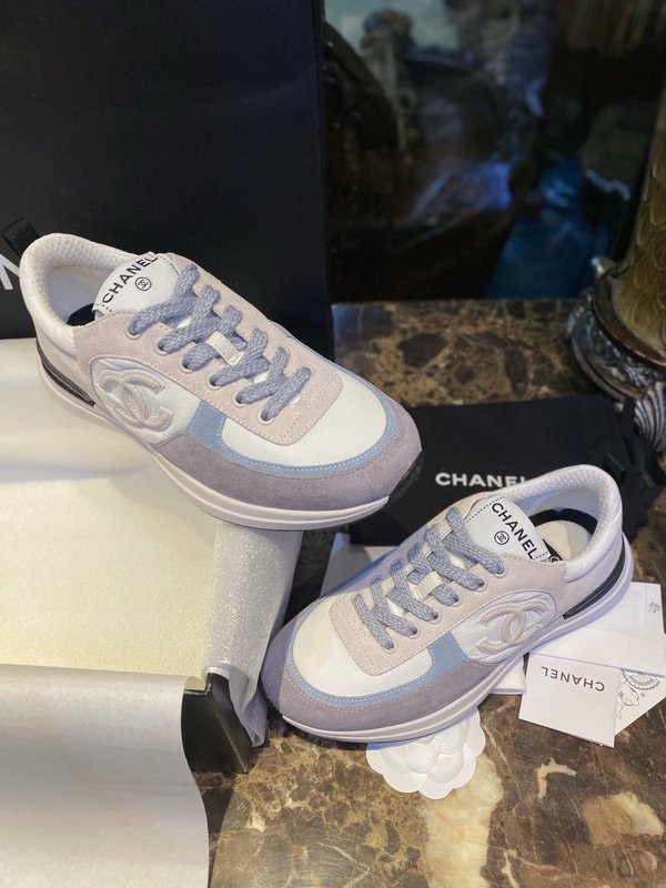Chanel Shoes Sneakers Chamois Sweatpants