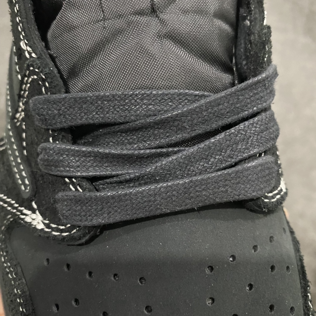 图片[7]-X版纯原Air Jordan AJ1黑色倒钩 货号：DM7866-001 原盒原配件 正确针车效果 原装皮料 刺绣饱满 工厂为抢占市场提前出货 品质不作评价，自己看实拍 因为正品还没有发售 发售后会对比最好的版本主推 尺码：36-47.5-选品中心