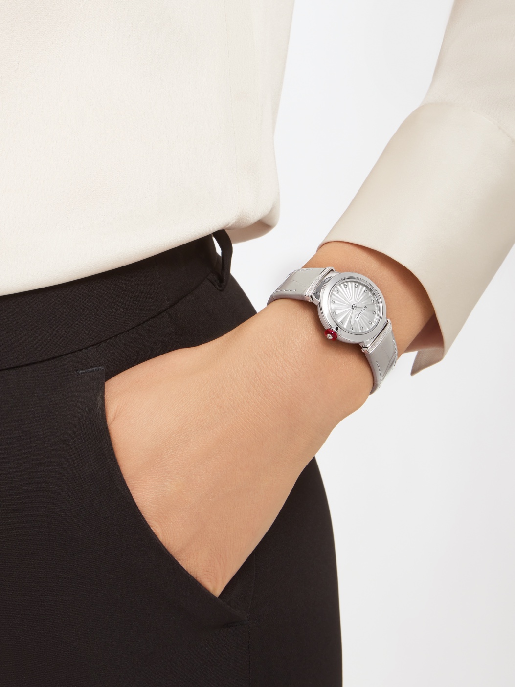 NO:158354,Bulgari official model hand-picked pictures, bvlgari19860909宝格丽 官方模特上手图,,bvlgari,Watch