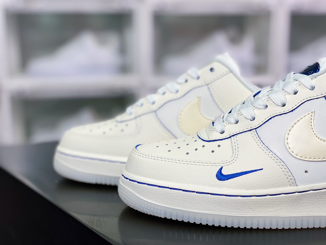 Air Force 1 '07 Low QS”Sail White/Blue Mini Swoosh”FB1839-111