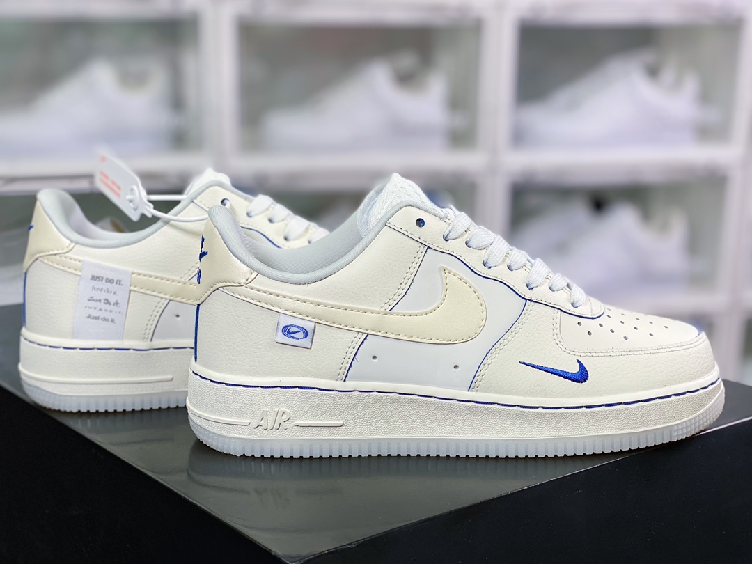 Air Force 1 '07 Low QS”Sail White/Blue Mini Swoosh”FB1839-111