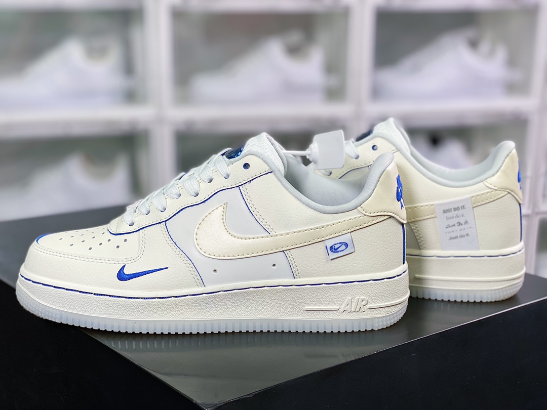 Air Force 1 '07 Low QS”Sail White/Blue Mini Swoosh”FB1839-111