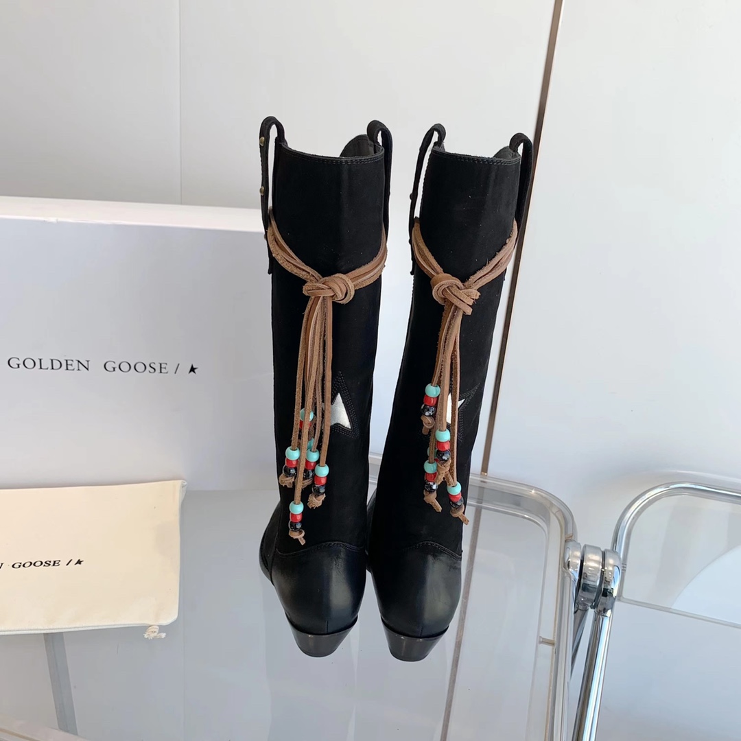 National Embroidered Knight Boots with Unique Design and Premium Materials - 图片 9