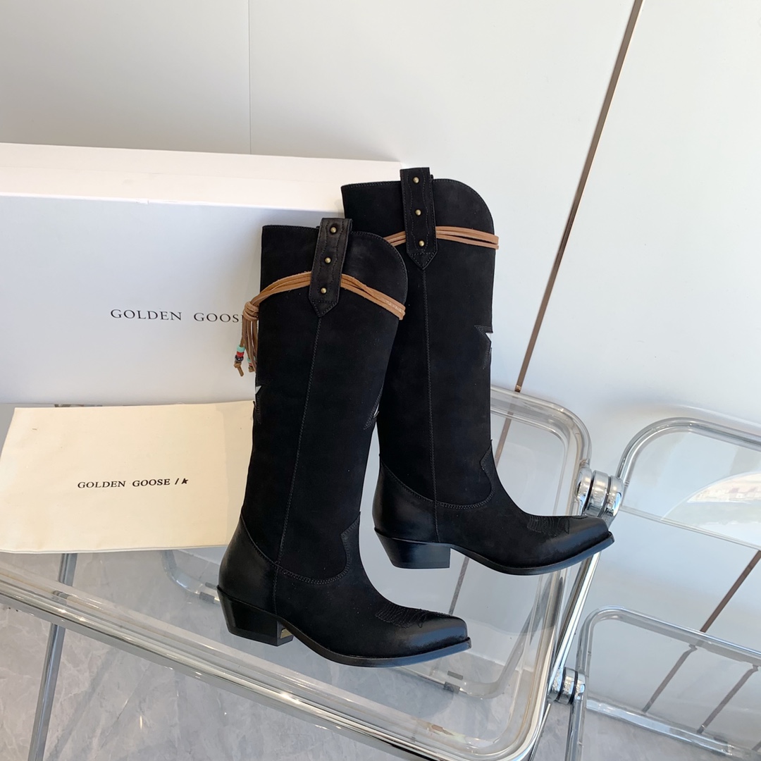 National Embroidered Knight Boots with Unique Design and Premium Materials - 图片 5