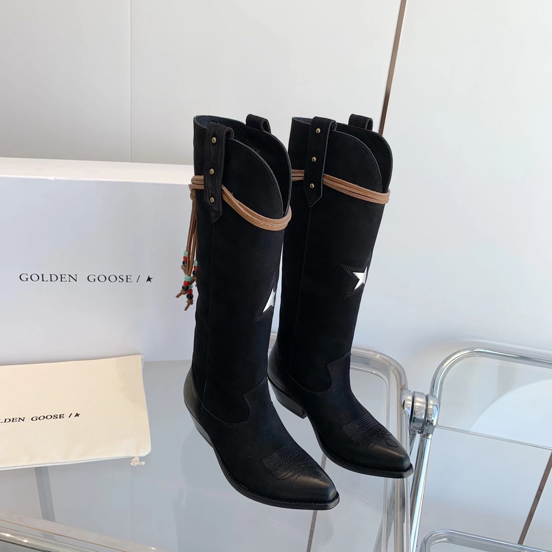 National Embroidered Knight Boots with Unique Design and Premium Materials - 图片 3