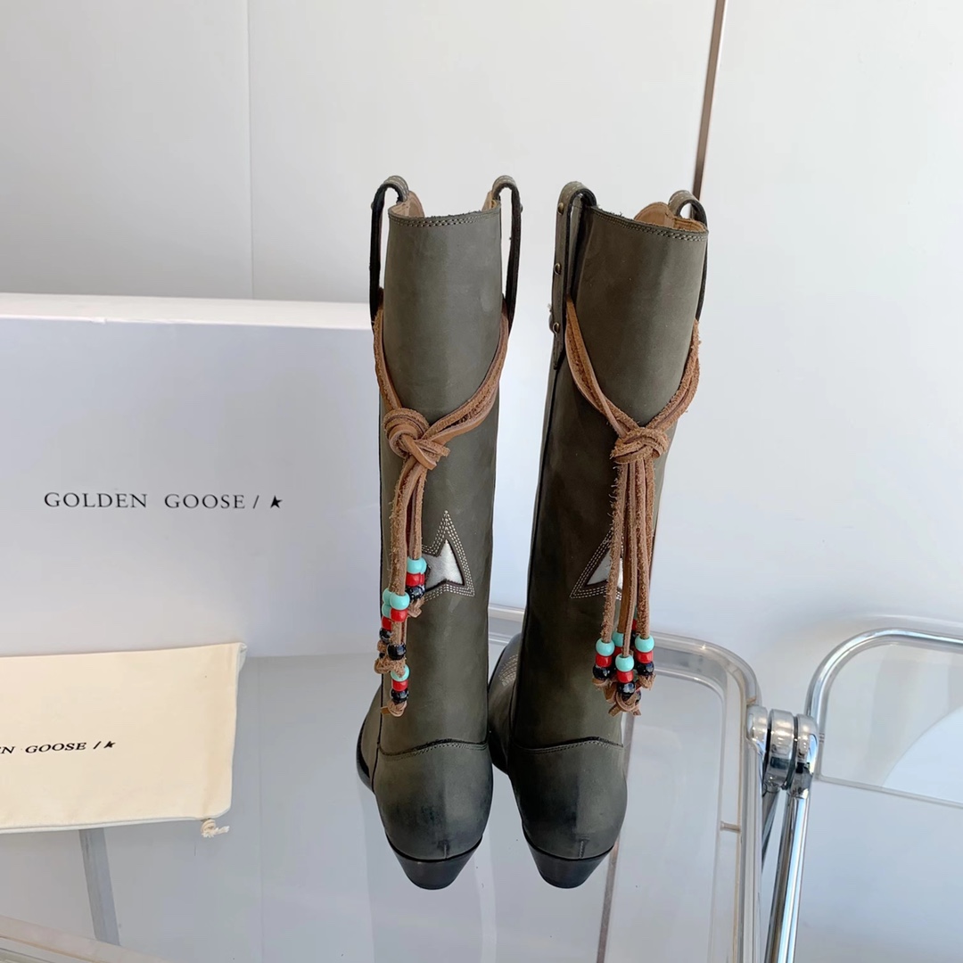 Unique Retro National Embroidery Knight Boots with Special Design and Quality Materials - 图片 5