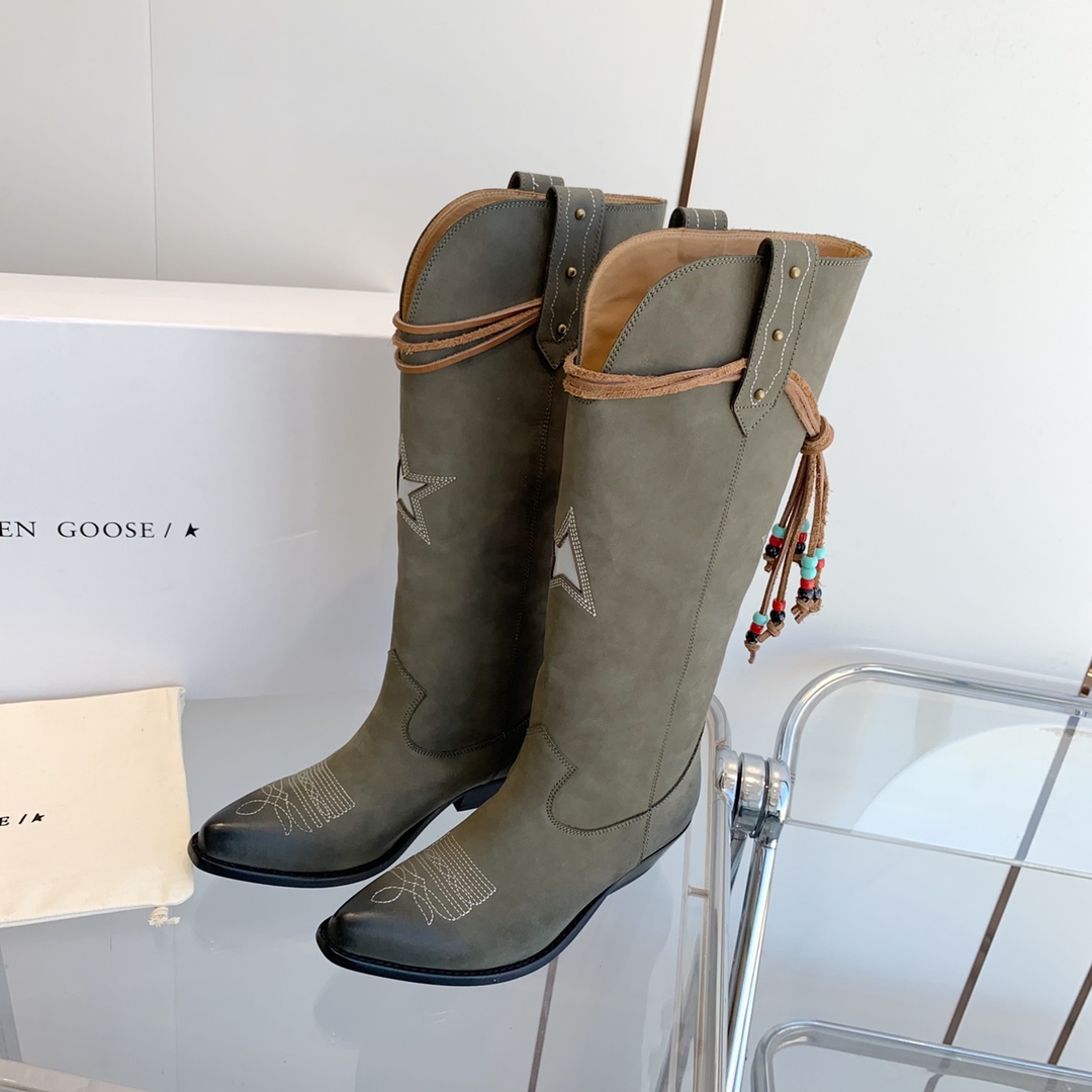 Unique Retro National Embroidery Knight Boots with Special Design and Quality Materials - 图片 2