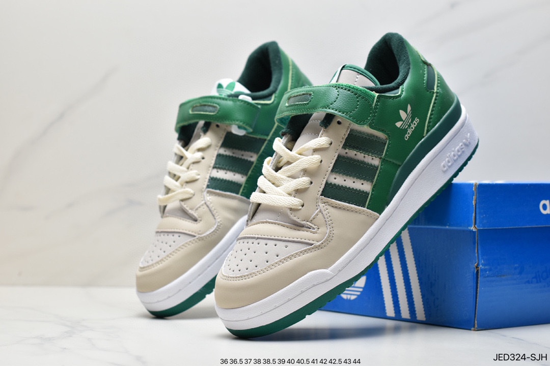 Adidas Clover Originals Forum 84 Low Roman Series Velcro Low Help GW6230