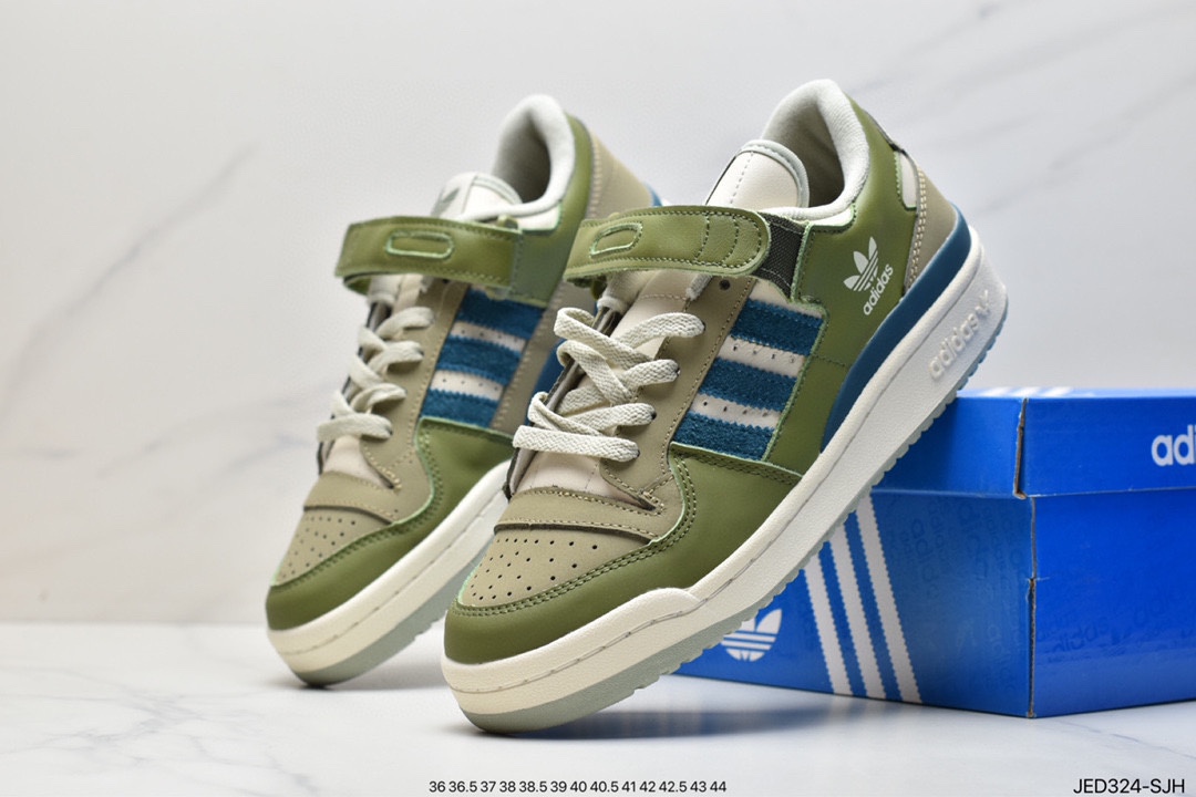 Adidas Clover Originals Forum 84 Low Roman Series Velcro Low Help GW6230