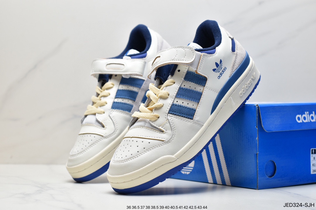 Adidas Clover Originals Forum 84 Low Roman Series Velcro Low Help GW6230